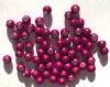 60 4mm Round Fuchsia Miracle Beads